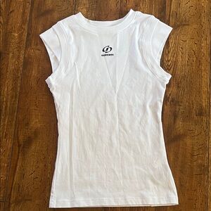 Women's White Short Sleeve Tee